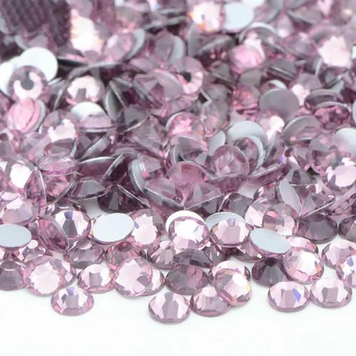 100 Gross SS6-SS16 SS20 SS30 Rosarote Glas-Strass-Applikationen, lose flache Rückseite, Nagel-Kristallsteine für Kleidung, 19 Lt.Amethyst, SS16, 100 g, 14400 Stück 100 Gross SS6-SS16 SS20 SS30 Rosarote Glas-Strass-Applikationen, lose flache Rückseite, Nagel-Kristallsteine für Kleidung, 19 Lt.Amethyst, SS16, 100 g, 14400 Stück von SHHEG