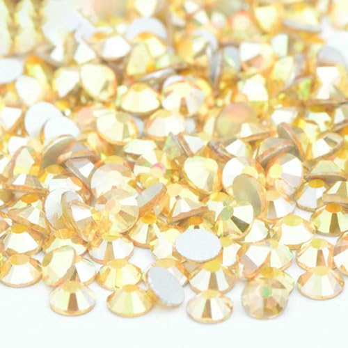 100 Gross SS6-SS16 SS20 SS30 Rosarote Glas-Strass-Applikationen, lose flache Rückseite, Nagel-Kristallsteine für Kleidung, 46 Gold Sunlight, SS16, 100 g, 14400 Stück 100 Gross SS6-SS16 SS20 SS30 Rosarote Glas-Strass-Applikationen, lose flache Rückseite, Nagel-Kristallsteine für Kleidung, 46 Gold Sunlight, SS16, 100 g, 14400 Stück von SHHEG