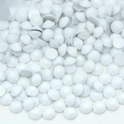 100 Gross SS6-SS16 SS20 SS30 Rosarote Glas-Strass-Applikationen, lose flache Rückseite, Nagel-Kristallsteine für Kleidung, 77 Keramikweiß, SS16, 100 g, 14400 Stück 100 Gross SS6-SS16 SS20 SS30 Rosarote Glas-Strass-Applikationen, lose flache Rückseite, Nagel-Kristallsteine für Kleidung, 77 Keramikweiß, SS16, 100 g, 14400 Stück von SHHEG