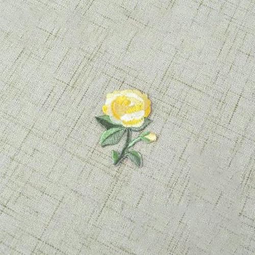 1PC bestickte Blumen Patch Eisen auf Kleidung Taschen Aufkleber Qualität Mini Rose Blume Applikation DIY Dekoration-G 1PC bestickte Blumen Patch Eisen auf Kleidung Taschen Aufkleber Qualität Mini Rose Blume Applikation DIY Dekoration-G von SHHEG