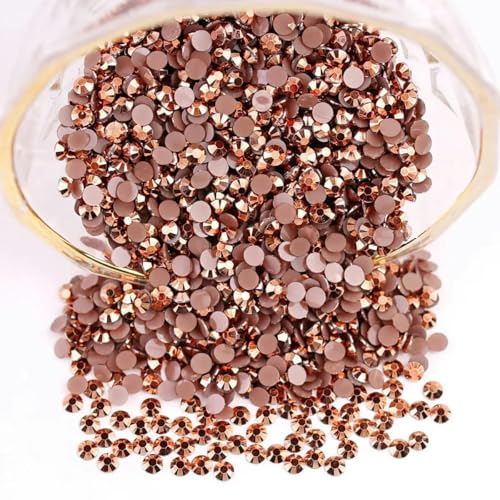 2 mm – 6 mm, rund, nicht Hotfix, Glitzer, Bling, Maniküre-Strass, silberfarbene Flatback-Harz-Strasssteine zum Aufkleben, Perlen für Nailart, Nagel-Edelsteine, DIY-A-030 Roségold, 6 mm, 300 Stück 2 mm – 6 mm, rund, nicht Hotfix, Glitzer, Bling, Maniküre-Strass, silberfarbene Flatback-Harz-Strasssteine zum Aufkleben, Perlen für Nailart, Nagel-Edelsteine, DIY-A-030 Roségold, 6 mm, 300 Stück von SHHEG