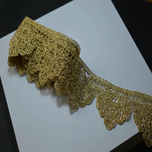 2YARDS,5YDS,10YDS/LOT Hochzeitskleid Perlenspitze Applique Goldfaden Stickerei Spitze Zubehör Trim 2018011401-5YARDS 2YARDS,5YDS,10YDS/LOT Hochzeitskleid Perlenspitze Applique Goldfaden Stickerei Spitze Zubehör Trim 2018011401-5YARDS von SHHEG