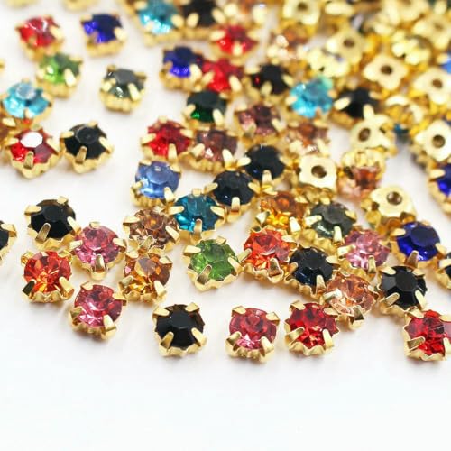 3,0 mm – 8 mm Krallen-Aufnäh-Strasssteine und Kristalle, Nähstoff, Handarbeiten, Strasssteine, Glasperlen, G-Mix, 3,0 mm, 100 Stück 3,0 mm – 8 mm Krallen-Aufnäh-Strasssteine und Kristalle, Nähstoff, Handarbeiten, Strasssteine, Glasperlen, G-Mix, 3,0 mm, 100 Stück von SHHEG
