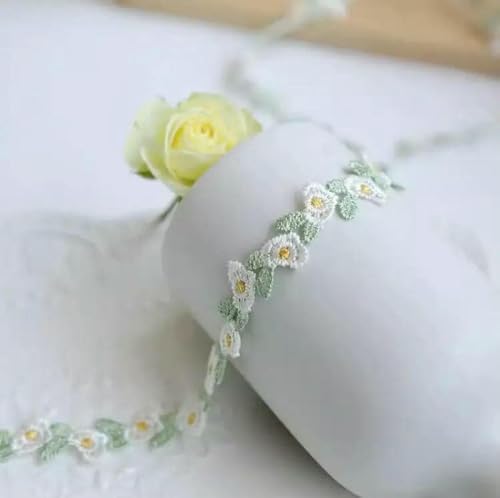 3 Meter wasserlösliche Stickerei-Blumen-Spitzenbesatz-Patches für Kleidung, Blumenapplikationen, Spitzenbesatz, DIY-Kleidungszubehör-1,5 cm_a-3 Meter von SHHEG