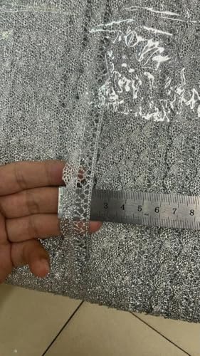 5/10 Yards Gold/Silber Spitzenbesatzbandrolle Glitzer Gehäkelte 1-5 cm Bänder Gurtband Dekor DIY Bastelverpackung Nähzubehör-15 2 cm breit-1-5,5 cm-5 Yards von SHHEG
