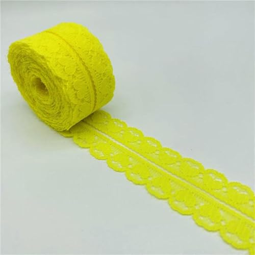 5 Yards 30 mm Spitzenband, herzförmig, bilateral, Kunsthandwerk, bestickter Netzspitzenbesatz, Nähstoff, Band, Rockzubehör, 11 von SHHEG