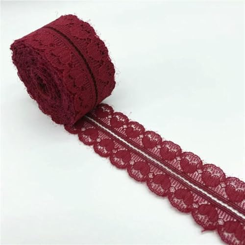 5 Yards 30 mm Spitzenband, herzförmig, bilateral, Kunsthandwerk, besticktes Netz, Spitzenbesatz, Nähstoff, Band, Rockzubehör, 16 5 Yards 30 mm Spitzenband, herzförmig, bilateral, Kunsthandwerk, besticktes Netz, Spitzenbesatz, Nähstoff, Band, Rockzubehör, 16 von SHHEG