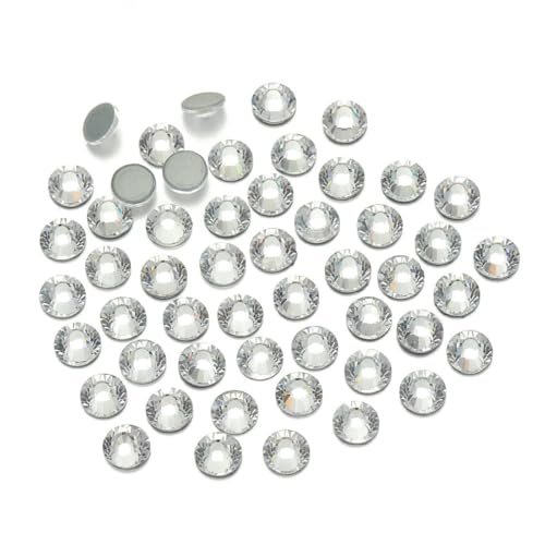 AAAAA Klar AB Rot Mix Farben Kristall Hot Fix Strass Glas Strass Hotfix Aufbügel-Strasssteine für Stoffbekleidung-Kristallklar-SS8 1440 Stück AAAAA Klar AB Rot Mix Farben Kristall Hot Fix Strass Glas Strass Hotfix Aufbügel-Strasssteine für Stoffbekleidung-Kristallklar-SS8 1440 Stück von SHHEG