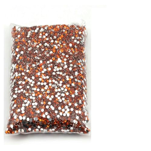 Großes Paket, 2–6 mm, Harz, nicht Hotfix-Strasssteine, lose, flache Rückseite, Kristalle, Nägel, DIY, Glitzerstein, orange, 5 mm SS20, 3000 Stück Großes Paket, 2–6 mm, Harz, nicht Hotfix-Strasssteine, lose, flache Rückseite, Kristalle, Nägel, DIY, Glitzerstein, orange, 5 mm SS20, 3000 Stück von SHHEG