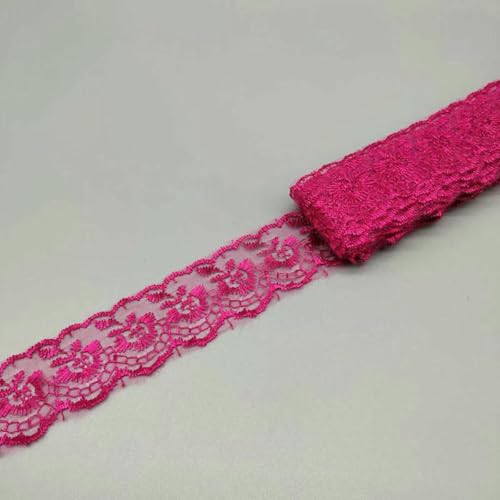 Großhandel 10 Yard 4 cm breiter Spitzenbesatz DIY Kleidung Stoff verwendet für Spitzenband Bettwäsche Stoff Vorhang Sofa Kissenbezug Material-A24 von SHHEG