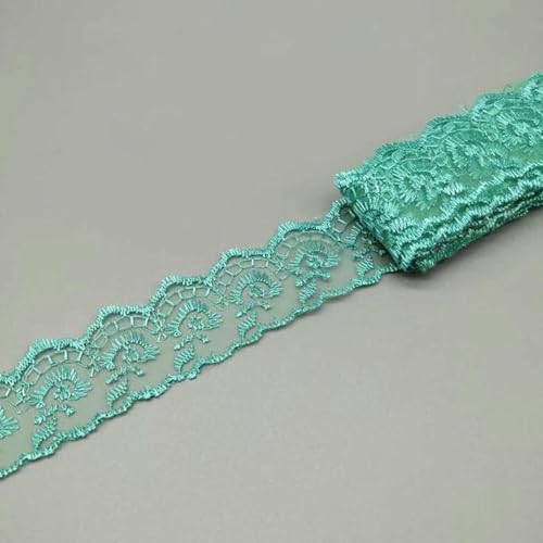 Großhandel 10 Yard 4CM Breiter Spitzenbesatz Diy Kleidung Stoff Verwendet Für Spitzenband Bettwäsche Stoff Vorhang Sofa Kissenbezug Material-A28 von SHHEG
