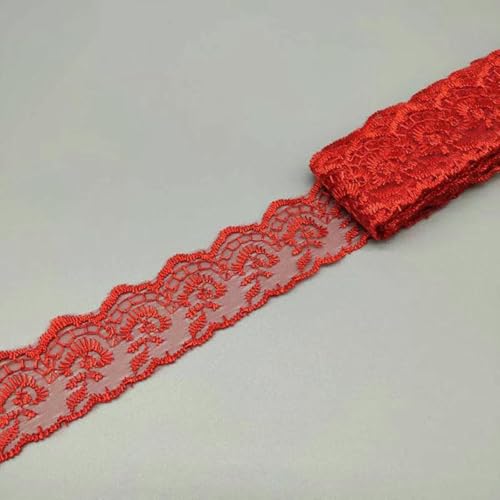Großhandel 10 Yard 4CM Breiter Spitzenbesatz Diy Kleidung Stoff Verwendet Für Spitzenband Bettwäsche Stoff Vorhang Sofa Kissenbezug Material-A29 von SHHEG