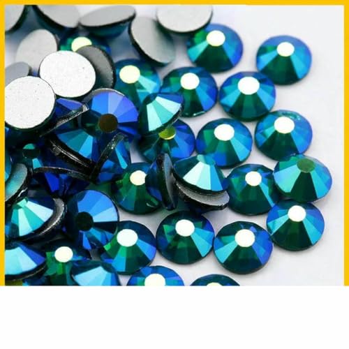 Grüne Serie SS3-30 Nicht Hot Fix Strasssteine mit flacher Rückseite, Kristall-Strass-Glitzerstein für DIY-Maniküre, 3D-Nagelkunst, Stoff, Kleidungsstücke - Smaragd AB-SS5 1440 Stück Grüne Serie SS3-30 Nicht Hot Fix Strasssteine mit flacher Rückseite, Kristall-Strass-Glitzerstein für DIY-Maniküre, 3D-Nagelkunst, Stoff, Kleidungsstücke - Smaragd AB-SS5 1440 Stück von SHHEG
