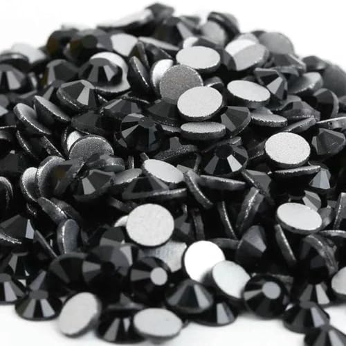 Mehrfarbige SS3-SS30 Nicht-Hotfix-Strasssteine mit flacher Rückseite, Kristall-Strass-Glitzerstein für DIY-Maniküre, 3D-Nagelkunst, Stoff, Kleidungsstücke, Sch von SHHEG
