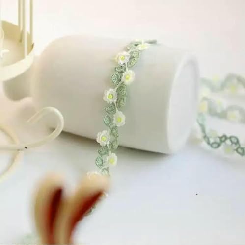 Meter wasserlösliche Stickerei-Blumen-Spitzenbesatz-Patches für Kleidung, Blumenapplikationen, Spitzenbesatz, DIY-Kleidungszubehör, 1,5 cm, 3 Meter Meter wasserlösliche Stickerei-Blumen-Spitzenbesatz-Patches für Kleidung, Blumenapplikationen, Spitzenbesatz, DIY-Kleidungszubehör, 1,5 cm, 3 Meter von SHHEG