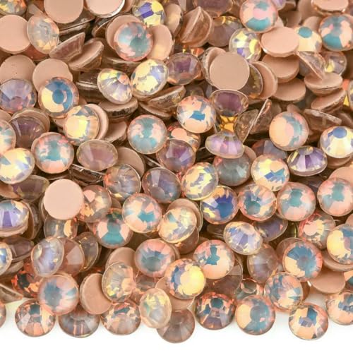 Mokka-Opal-Serie, flache Rückseite, Strasssteine, Nagelkunst, Charm-Kristalle, Steine, Glitzer, Glasdiamanten, Strasssteine für Heimwerkerarbeiten, Dunkel-Champagner-Opal, SS30 – 288 Stück Mokka-Opal-Serie, flache Rückseite, Strasssteine, Nagelkunst, Charm-Kristalle, Steine, Glitzer, Glasdiamanten, Strasssteine für Heimwerkerarbeiten, Dunkel-Champagner-Opal, SS30 – 288 Stück von SHHEG