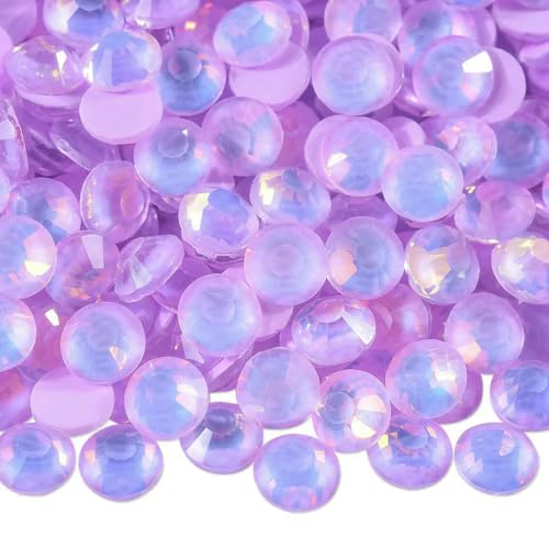 Mokka-Opal-Serie, flache Rückseite, Strasssteine, Nagelkunst, Charm-Kristalle, Steine, Glitzer, Glasdiamanten, Strasssteine für Heimwerkerarbeiten, heller Amethyst-Opal, SS8 – 1440 Stück Mokka-Opal-Serie, flache Rückseite, Strasssteine, Nagelkunst, Charm-Kristalle, Steine, Glitzer, Glasdiamanten, Strasssteine für Heimwerkerarbeiten, heller Amethyst-Opal, SS8 – 1440 Stück von SHHEG