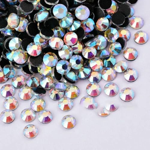 SS6-SS30 Kristallsteine, HotFix-Strass, Glitzer-Strass zum Aufbügeln für Kleidungsstücke, Kleider, Kristall ab-SS6-1440 Stück von SHHEG