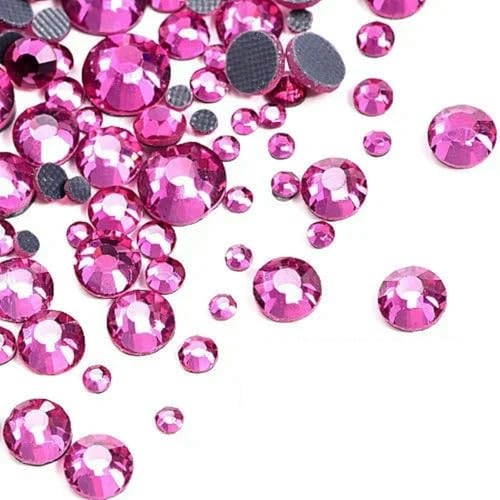 SS6-SS30 Kristallsteine, HotFix-Strass, Glitzer-Strass zum Aufbügeln für Kleidungsstücke, Kleider, Rose, SS30 – 288 Stück SS6-SS30 Kristallsteine, HotFix-Strass, Glitzer-Strass zum Aufbügeln für Kleidungsstücke, Kleider, Rose, SS30 – 288 Stück von SHHEG