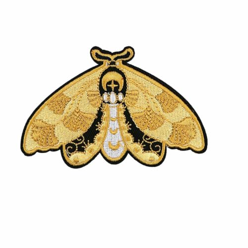 Schmetterlings-Patches, Stickerei-Abzeichen, zum Aufbügeln auf Kleidung, DIY-Kleid, Jeans, Hut, Kleidungszubehör, Motten-Applikationsaufkleber, 4 von SHHEG