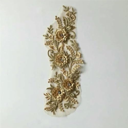 Stickerei Goldfaden 3D-Blume Nähen ABS Perle Spitzen Kragen Kleid Bastelmaterialien Pailletten Anwendung Handarbeit Zubehör-Y Stickerei Goldfaden 3D-Blume Nähen ABS Perle Spitzen Kragen Kleid Bastelmaterialien Pailletten Anwendung Handarbeit Zubehör-Y von SHHEG