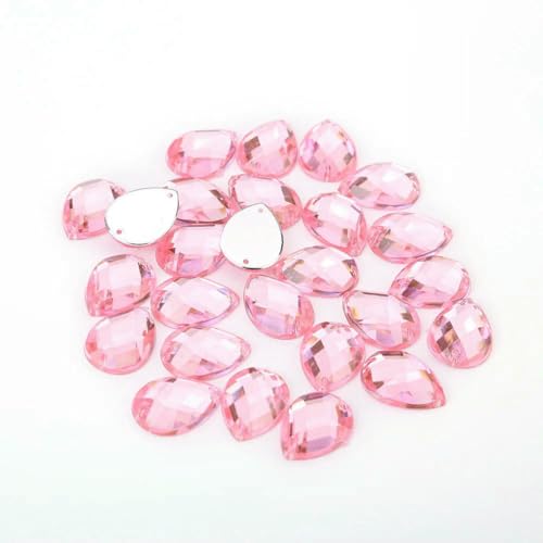 x 13,0 mm/10 x 14,0 mm/13 x 18 mm/18 x 25 mm zum Aufnähen, gemischte Farben, Wassertropfen, Acryl-Strasssteine mit flacher Rückseite, Kristallperlen für DIY-Kleider, Pink, 10 x 14,0 mm, 50 Stück x 13,0 mm/10 x 14,0 mm/13 x 18 mm/18 x 25 mm zum Aufnähen, gemischte Farben, Wassertropfen, Acryl-Strasssteine mit flacher Rückseite, Kristallperlen für DIY-Kleider, Pink, 10 x 14,0 mm, 50 Stück von SHHEG
