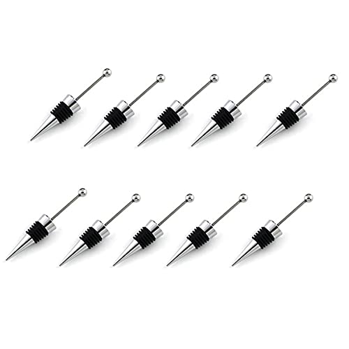 10Pcs Gadget a Bead Strass Lampwork Dekorative Perlen Wein Stopper Silber Beadable STO 10Pcs Gadget a Bead Strass Lampwork Dekorative Perlen Wein Stopper Silber Beadable STO von SHIKANG