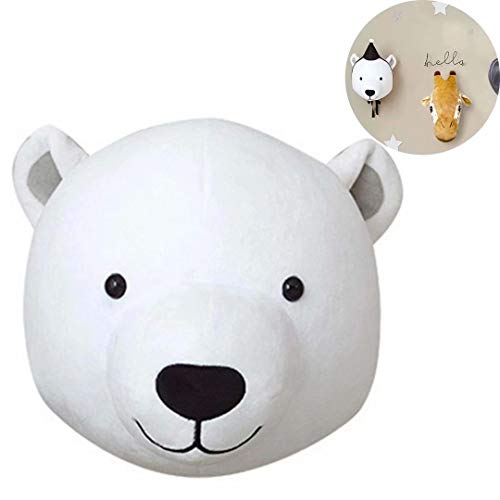 SHIKUN Handmade Animal Wandbehang, Velvet Animal Head Wanddekoration, Kinderzimmer Wanddekoration Wandkunst hängen Kinderzimmer Wandtür für Jungen, Mädchen, Kinderzimmer SHIKUN Handmade Animal Wandbehang, Velvet Animal Head Wanddekoration, Kinderzimmer Wanddekoration Wandkunst hängen Kinderzimmer Wandtür für Jungen, Mädchen, Kinderzimmer von SHIKUN