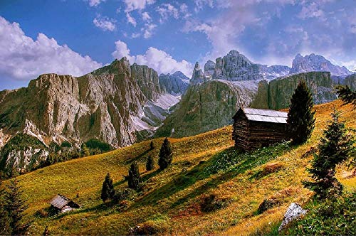 Italien Südtirol Landschaft Malen nach Zahlen DIY Unikat Italien Südtirol Landschaft Malen nach Zahlen DIY Unikat von SHILIHOME
