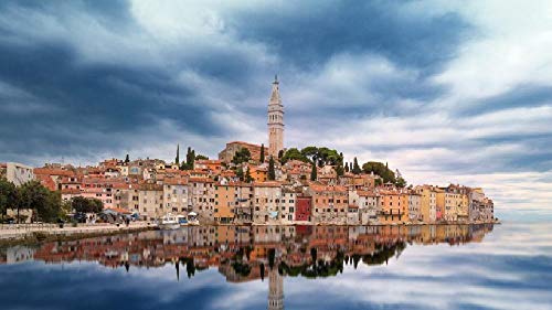 Kroatien Istrien Landschaft malen nach zahlen DIY einzigartig von SHILIHOME