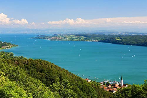 SHILIHOME Bodensee Deutschland Malen Nach Zahlen DIY Unikat SHILIHOME Bodensee Deutschland Malen Nach Zahlen DIY Unikat von SHILIHOME