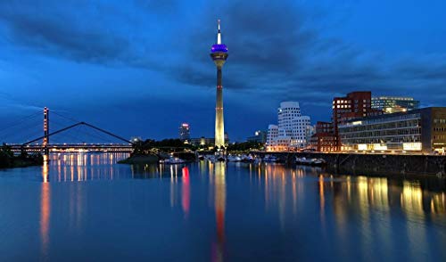 SHILIHOME Landschaft Düsseldorf Deutschland Malen nach Zahlen DIY Unikat SHILIHOME Landschaft Düsseldorf Deutschland Malen nach Zahlen DIY Unikat von SHILIHOME