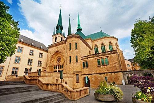 SHILIHOME Luxemburg Notre Dame Church DIY 5D Diamond Painting by Number Kit Einzigartige Wanddekoration Wanddekoration mit Kristallsteinen Kreuzstich SHILIHOME Luxemburg Notre Dame Church DIY 5D Diamond Painting by Number Kit Einzigartige Wanddekoration Wanddekoration mit Kristallsteinen Kreuzstich von SHILIHOME
