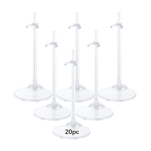 20 Stück Puppenständer Puppenhalter, Verstellbarer Puppenständerhalter für 9-11 Zoll Puppen, Transparenter Puppen Ständer Displayhalter Puppenzubehör Actionfigur Ständer für DIY-Bastelpuppen 20 Stück Puppenständer Puppenhalter, Verstellbarer Puppenständerhalter für 9-11 Zoll Puppen, Transparenter Puppen Ständer Displayhalter Puppenzubehör Actionfigur Ständer für DIY-Bastelpuppen von SHILIPAIJC