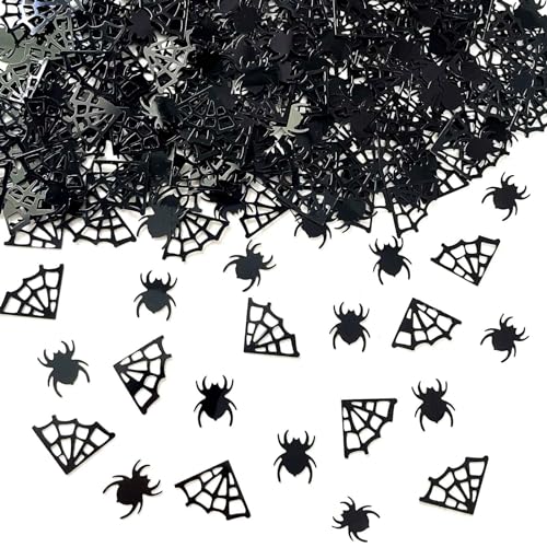 Schwarze Spinne Konfetti Halloween Spinnennetz Form Tisch Streukonfetti für Halloween Dekorationen Geburtstag Party Sets Schwarze Spinne Konfetti Halloween Spinnennetz Form Tisch Streukonfetti für Halloween Dekorationen Geburtstag Party Sets von SHILUNIDP