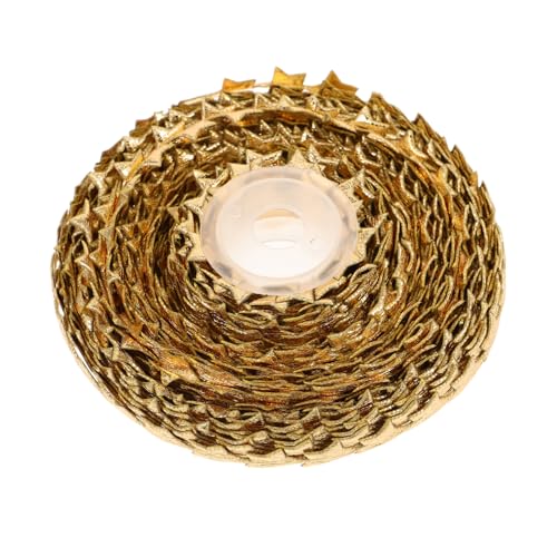 1 Rolle Roll Ribbon Sternenform Band für Hochzeiten Geburtstagsfeiern und Diy Projekte Goldene Sterne für Kuchenverpackung und Festtagsdekoration 1 Rolle Roll Ribbon Sternenform Band für Hochzeiten Geburtstagsfeiern und Diy Projekte Goldene Sterne für Kuchenverpackung und Festtagsdekoration von SHINEOFI