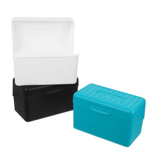 1 Satz Indexkarten Halter mit Aufbewahrungsboxen für Notizen Rezepte und Flashcards Praktischer Organizer für Zuhause und Büro 1 Satz Indexkarten Halter mit Aufbewahrungsboxen für Notizen Rezepte und Flashcards Praktischer Organizer für Zuhause und Büro von SHINEOFI