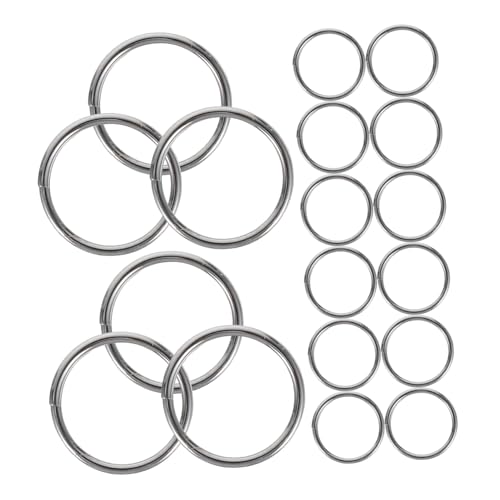 500 Stück Schmuckverschluss Ringe Sprungringe für Schlüsselanhänger Armbänder Ohrringe und Diy Bastelprojekte Zuverlässige Verbindungselemente mit Offenem Design 500 Stück Schmuckverschluss Ringe Sprungringe für Schlüsselanhänger Armbänder Ohrringe und Diy Bastelprojekte Zuverlässige Verbindungselemente mit Offenem Design von SHINEOFI