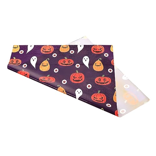 SHINEOFI 1 Blatt Halloween-Wärmeübertragung Hitze Kostüm überweisen Vinyl halloween costume halloween kleidung bügeleisen Kürbis-Muster-Transfer-Aufkleber DIY-Patches für Kleidung Pu von SHINEOFI