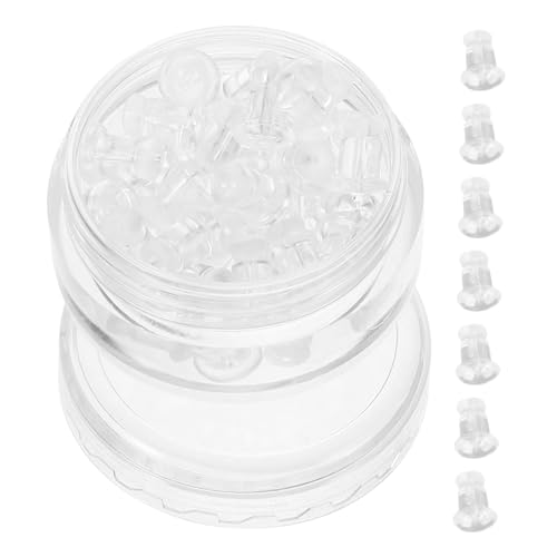 SHINEOFI 1 Box Ohrring Gummi Stecker Ohrstöpsel Ohrkappe Piercing Ohrring Verschluss Ohrring Flachverschlüsse Für Ohrstecker Ohrstöpsel Leise Ohrring Verschlüsse Für Ohrstecker Kit SHINEOFI 1 Box Ohrring Gummi Stecker Ohrstöpsel Ohrkappe Piercing Ohrring Verschluss Ohrring Flachverschlüsse Für Ohrstecker Ohrstöpsel Leise Ohrring Verschlüsse Für Ohrstecker Kit von SHINEOFI