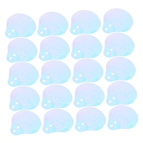 SHINEOFI 1 Muschel-doppelloch-pailletten Pailletten-flicken Zum Aufbügeln Geburtstag Pailletten Muschelförmige Pailletten Glitzer-paillettenbesatz Pailletten Für Kleidung Plastik von SHINEOFI