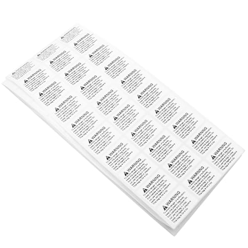 SHINEOFI 1 Rolle Anti-erstickungs-aufkleber Aufkleber Erstickungswarnaufkleber Choke-warnaufkleber Warnaufkleber Gegen Erstickungsgefahr Warnschild Erstickungsaufkleber Weiß SHINEOFI 1 Rolle Anti-erstickungs-aufkleber Aufkleber Erstickungswarnaufkleber Choke-warnaufkleber Warnaufkleber Gegen Erstickungsgefahr Warnschild Erstickungsaufkleber Weiß von SHINEOFI
