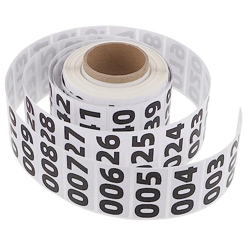 SHINEOFI 1 Rolle Aufkleber Produktetiketten Versandetiketten Inventar Und Lageretiketten Abnehmbares Transparentes Etikettenband Punktaufkleber Nachfüllpackungen von SHINEOFI