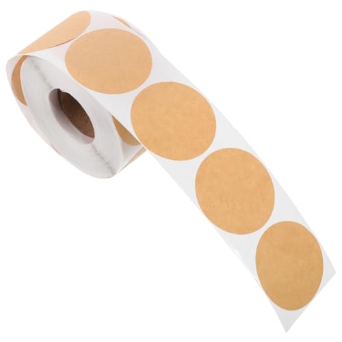 SHINEOFI 1 Rolle Aufkleber-etiketten Süße Klebeetiketten Zeitschriftenaufkleber Klein Klebrig Etiketten Zum Organisieren Aufkleber -registerkarten Namensschild-aufkleber Kraftpapier von SHINEOFI