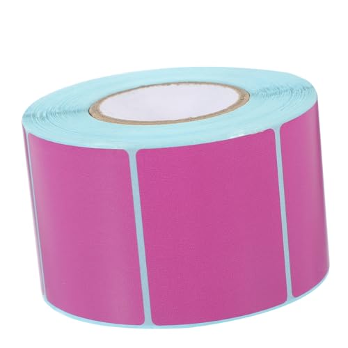 SHINEOFI 1 Rolle Etiketten Aus Thermopapier Thermoversandetiketten -versandetikett Thermal- Direkte Thermoetiketten Namensetiketten Aufkleber Thermoetiketten​r Adressetiketten Violett von SHINEOFI