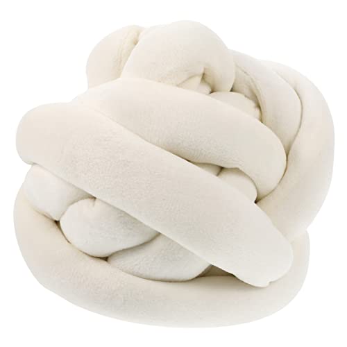 SHINEOFI 1 Rolle Füllgarn selber machen Anfängerhäkeln Häkelgarn Deckengarn Baumwollgarn zum Häkeln Garn zum Stricken Stich gartasche scarf Strickgarn aus Stoff Teppichgarn Polyester Weiß von SHINEOFI