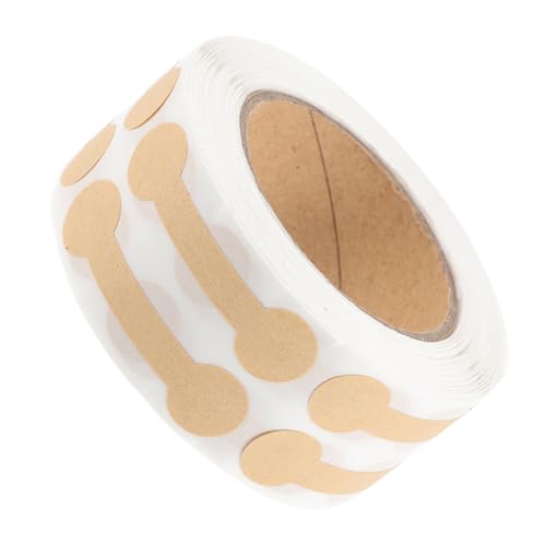 SHINEOFI 1 Rolle Geschenkanhänger Aufkleber Ohrring Anhänger Halskette Praktischer Etikettenaufkleber Schmuck Blanke Preisetiketten Blanke Aufkleber Anhänger Etiketten von SHINEOFI