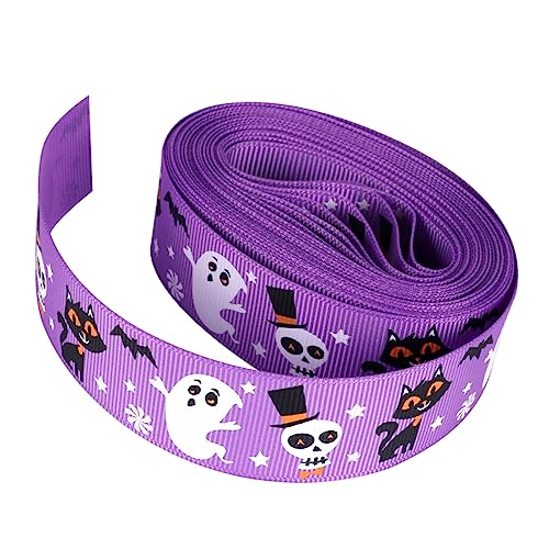 SHINEOFI 1 Rolle Halloween-Dekorationsband Basteln für Wickelband funkeln farbig seidig geschenkband halloween Halloween-Partydekorationen Blumenwickband Geschenkbänder Polyester Violett SHINEOFI 1 Rolle Halloween-Dekorationsband Basteln für Wickelband funkeln farbig seidig geschenkband halloween Halloween-Partydekorationen Blumenwickband Geschenkbänder Polyester Violett von SHINEOFI