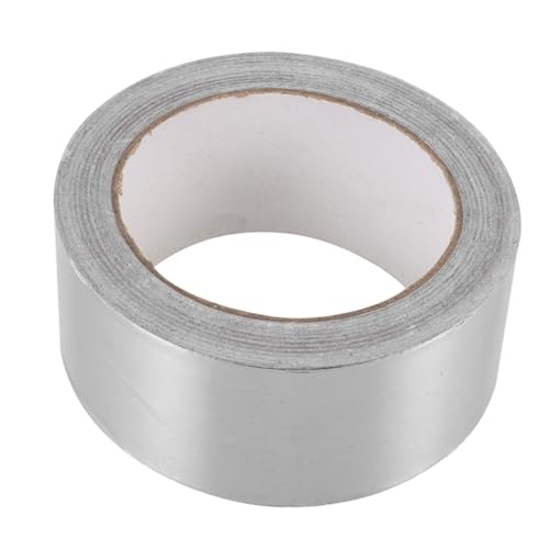 SHINEOFI 1 Rolle Isolierband aus Aluminiumfolie Wärmedämmband Folienband Silberband Aluminiumband Thermoband Klebeband aus Aluminiumfolie Silver von SHINEOFI