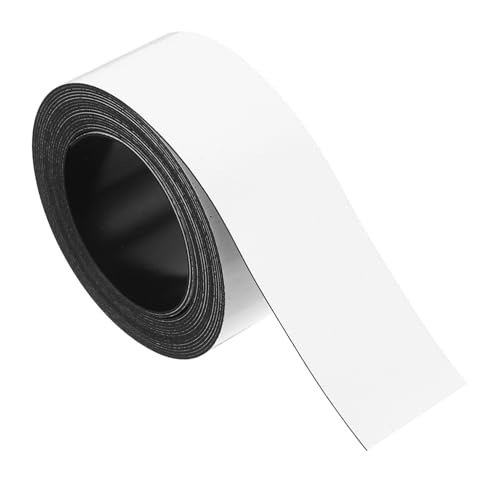 SHINEOFI 1 Rolle Magnetisches Beschreibbares Whiteboard Tape Lange Selbstklebende Magnetische Etiketten für Lager und Kreative Projekte Wiederverwendbar Abwischbar und Einfach zu von SHINEOFI